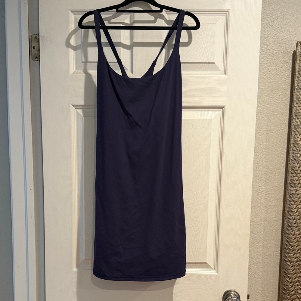 Navy Blue Sleeveless Dress